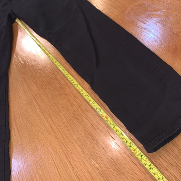 7 For All Mankind~Size 32 Black Denim Stretch Jeans ~ - Picture 9 of 12